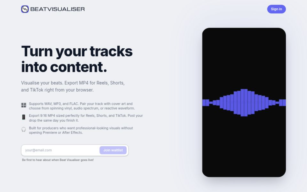 BeatVisualiser screenshot